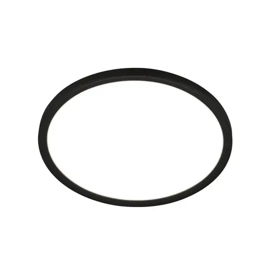 LED mennyezeti világítás Pulap, fekete, Ø 29 cm, műanyag, IP44 Szuper akció