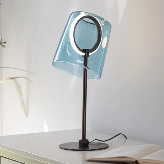 Azonnal elérhető Paul Neuhaus Zula LED-es asztali lámpa, kék, magasság 42 cm