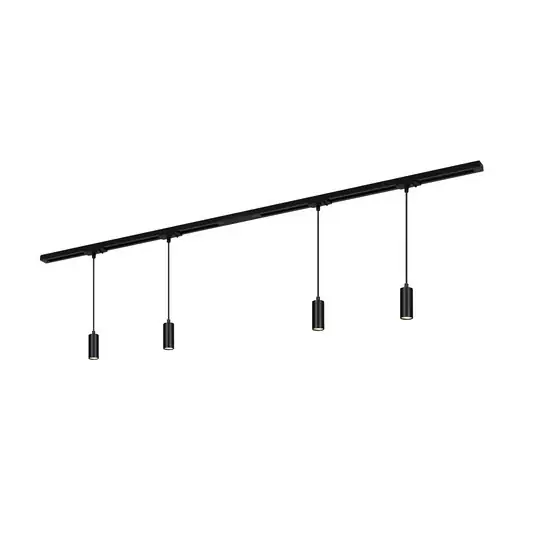 Ajánlat RAIL 230 V-os sínrendszer, fekete, 4 LED-es függeszték, hossza 1,5 m