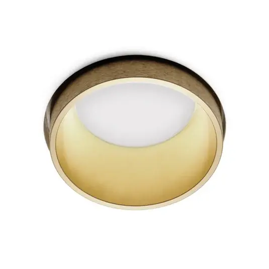 Süllyesztett spotlámpa Thesszália, arany, vakolat, Ø 10 cm, GU10 Végkiárusítás