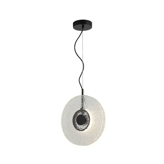 LED-es függőlámpa 23075, átlátszó, üveg, Ø 35 cm, 3000 K Azonnal elérhető