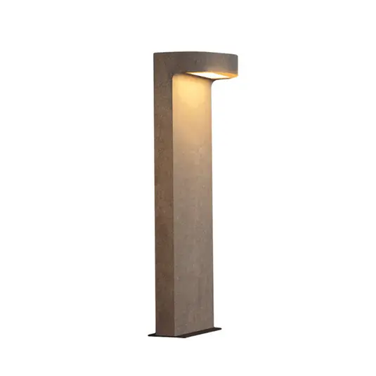 Prémium LED-es útvilágítás E383, 1 lámpa, beton, magasság 70 cm