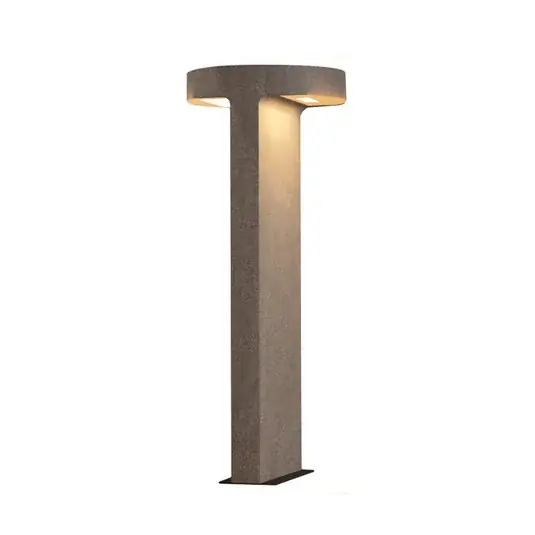 LED-es útvilágítás E384, 2-lámpás, beton, magasság 70 cm Kihagyhatatlan ajánlat