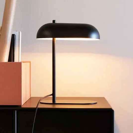 Bestseller Dyberg Larsen asztali világítás, fekete, fém, magasság 36 cm