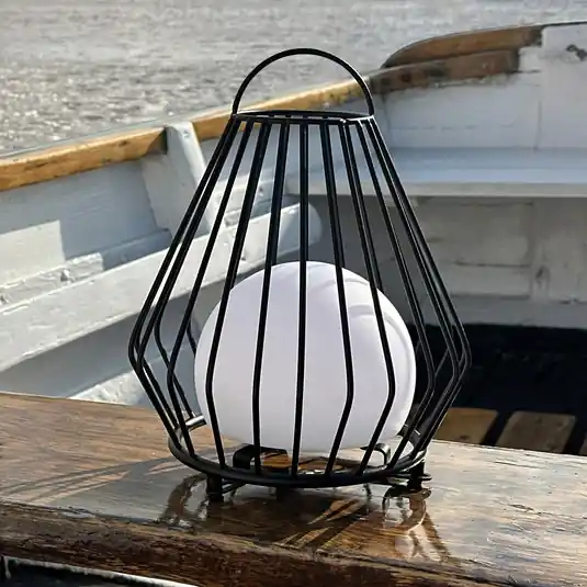Olcsó Dyberg Larsen LED tölthető asztali lámpa Evesham, magasság 23 cm