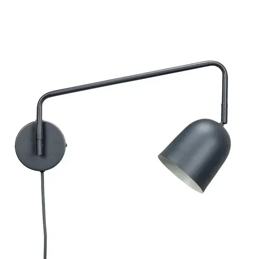 Dyberg Larsen Manchester fali lámpa, szürke, kinyúlás 45 cm Szuper akció