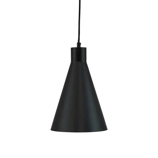Expressz kézbesítés Dyberg Larsen Miles függőlámpa, fekete, Ø 20 cm, fém