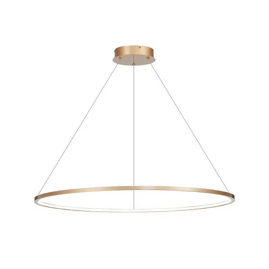 Prémium LED lógó lámpa Saturno, Ø 100 cm, arany színű, 1 izzó, 4000 K