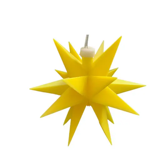 STERNTALER LED csillag, sárga, 18 ágú, Ø 12 cm, elem Legnépszerűbb