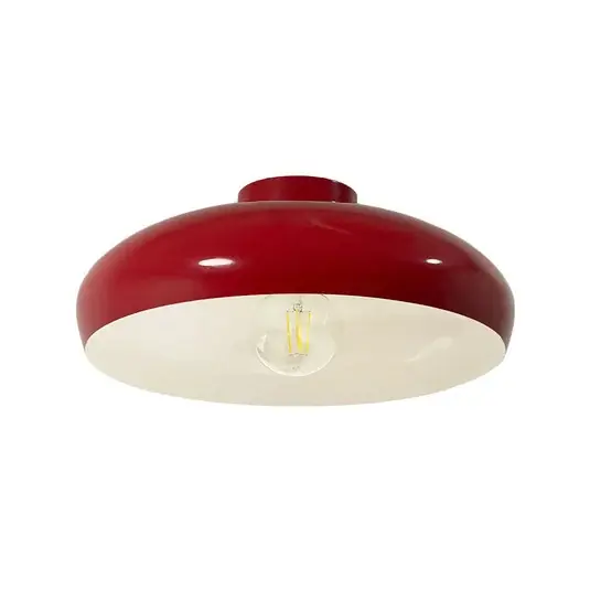 Biztonságos vásárlás Olli mennyezeti lámpa, Ø 40 cm, piros/fehér, fém, E27