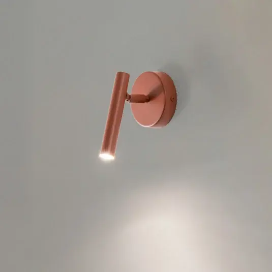 Sopel fali világítás, téglavörös, 1 izzó, acél, magasság 15 cm Olcsó