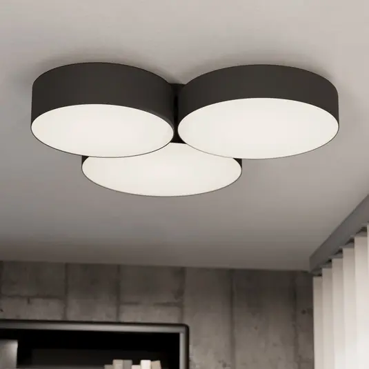 EGLO connect Smart LED mennyezeti világítás Barbano-Z, fekete Expressz kézbesítés