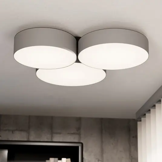 Prémium EGLO connect Smart LED mennyezeti világítás Barbano-Z, szürke