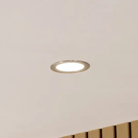 EGLO connect Smart LED beépíthető lámpa Fueva 6-Z, szürke, Ø 12 cm Azonnali szállítás