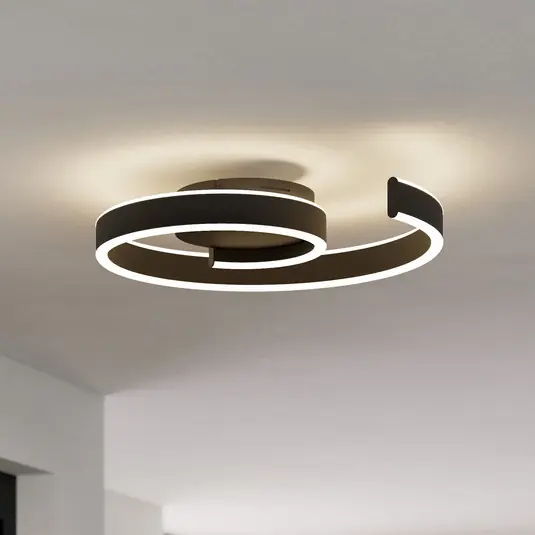 Csak ma EGLO connect Smart LED mennyezeti világítás Andabaia-Z, fekete