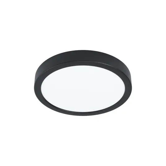 EGLO connect Smart LED szerelt világítás Fueva 6-Z, fekete, Ø21cm Prémium