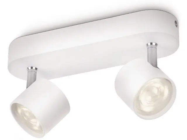 Utolsó esély Philips 56242/31/16 LED mennyezeti spotlámpa Star 2x3W 2700K