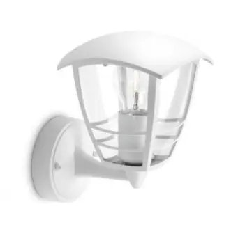 Philips 15380/31/16 kültéri fali lámpa Creek 1x60W E27 IP45 Árcsökkenés