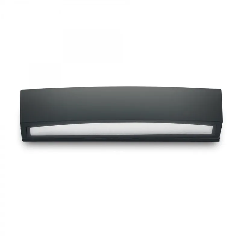 Ideal Lux 100371 kültéri fali lámpa Andromeda 2x60W E27 IP55 - fekete Biztonságos fizetés