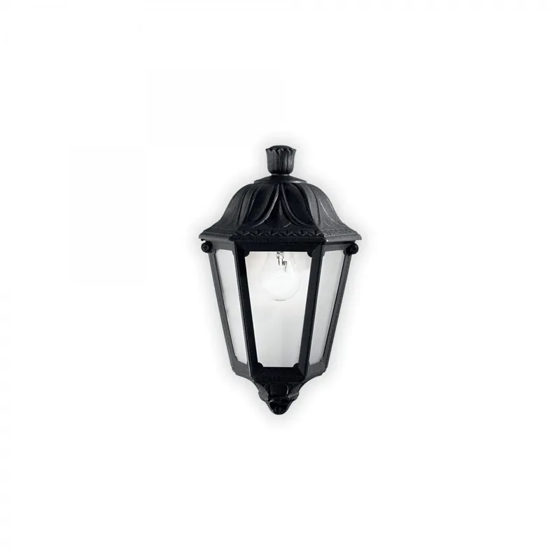 Kiárusítás Ideal Lux 101552 kültéri fali lámpa Anna 1x60W E27 - fekete