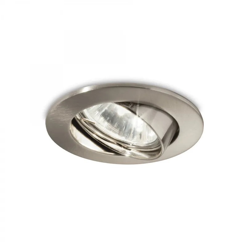 Ideal Lux 083148 süllyesztett spotlámpa Swing 1x50W GU10 - nikkel Azonnali szállítás