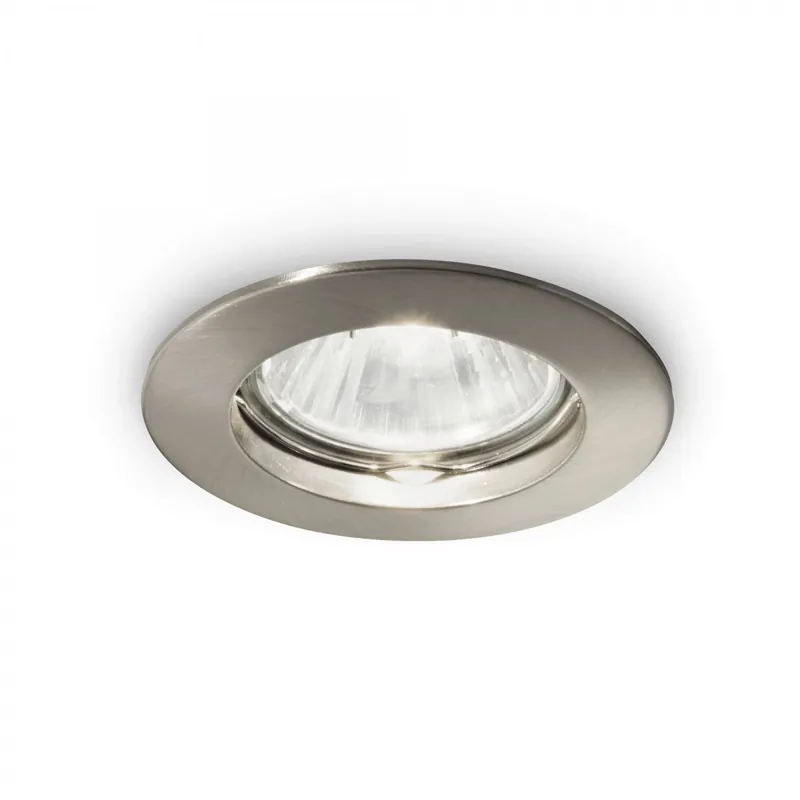 Korlátozott ajánlat Ideal Lux 083087 süllyesztett spotlámpa Jazz 1x50W GU10 - nikkel