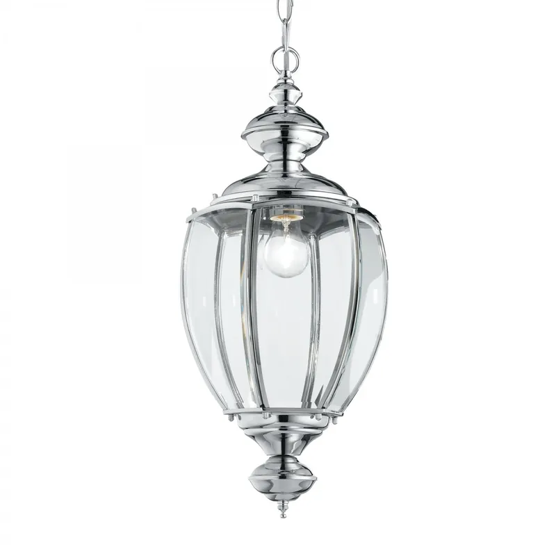 Ideal Lux 094786 mennyezeti függőlámpa Norma Cromo Big 1x60W E27 - króm Legnépszerűbb