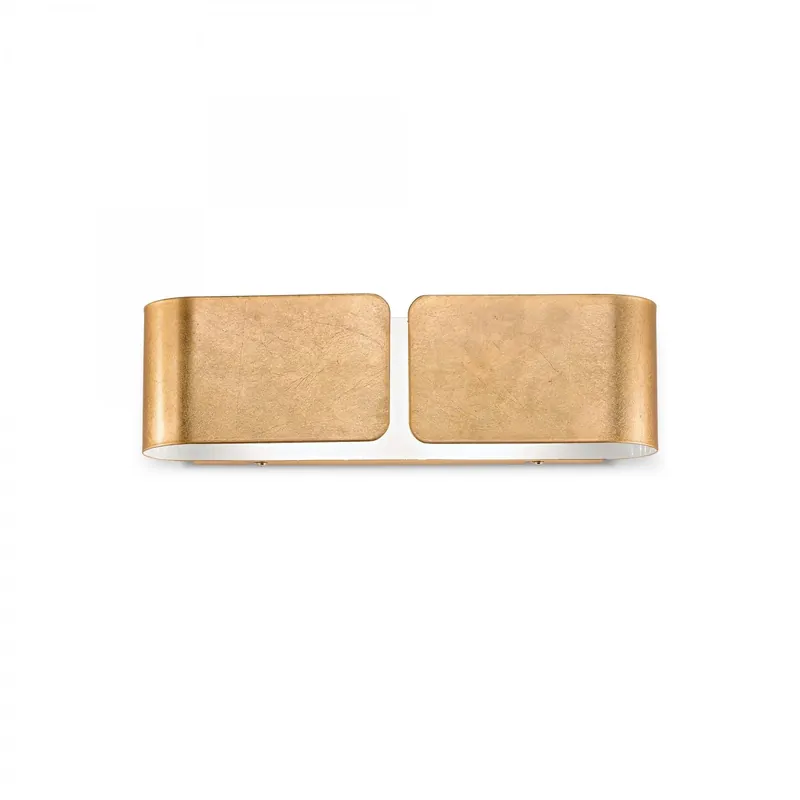 Ideal Lux 088266 fali lámpa Clip Small Oro 2x60W E27 - aranyszínű Olcsó