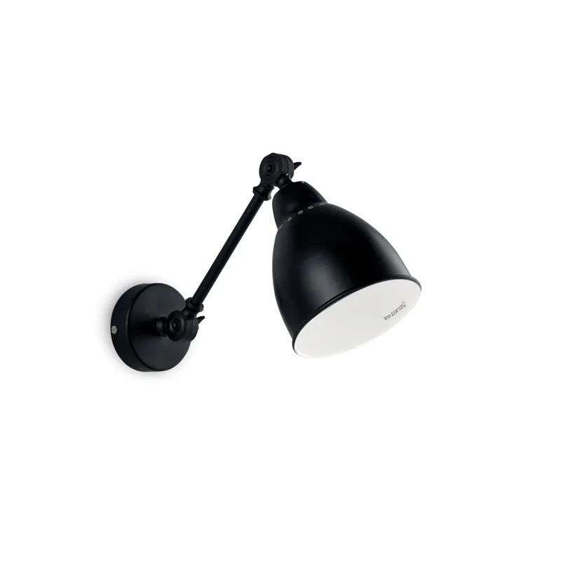 Ne maradj le Ideal Lux 027852 fali lámpa Newton 1x60W E27 - fekete