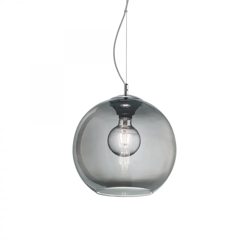 Ideal Lux 094236 mennyezeti függőlámpa Nemo Fume 1x60W E27 - szürke Biztonságos vásárlás