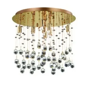 Ideal Lux 080932 mennyezetre szerelhető lámpa Moonlight 8x40W G9 - aranyszínű Legjobb ár