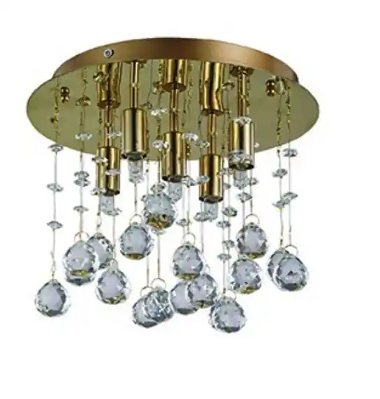 Olcsó Ideal Lux 094663 mennyezetre szerelhető lámpa Moonlight 5x40W G9 - aranyszínű