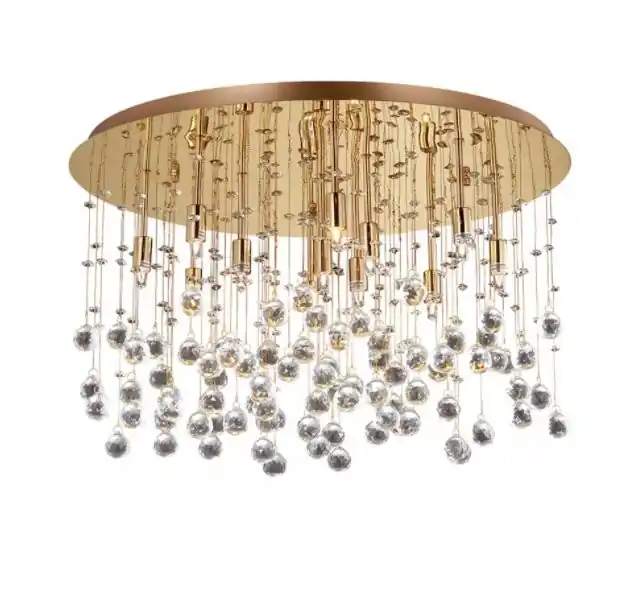 Ideal Lux 082790 mennyezetre szerelhető lámpa Moonlight Oro 15x40W G9 - aranyszínű Vedd meg online