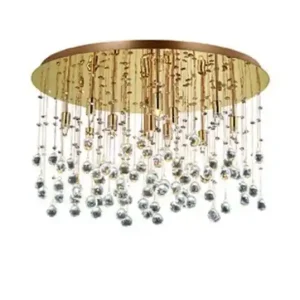 Biztonságos fizetés Ideal Lux 082783 mennyezetre szerelhető lámpa Moonlight Oro 12x40W G9 - aranyszínű
