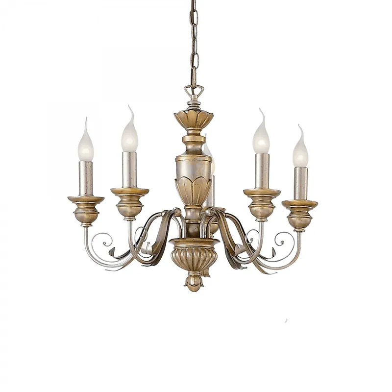 Árcsökkenés Ideal Lux 020822 mennyezeti függőlámpa Dora 5x40W E14 - aranyszínű