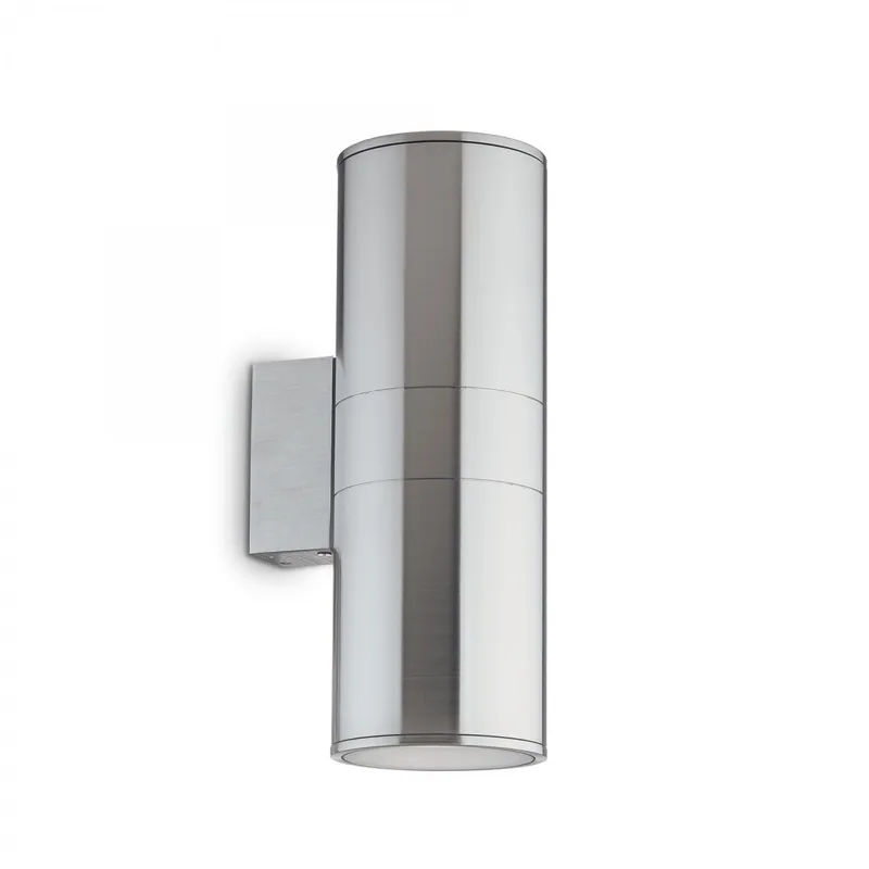 Azonnal elérhető Ideal Lux 033020 kültéri fali lámpa Gun 2x60W E27 IP54 - alumínium