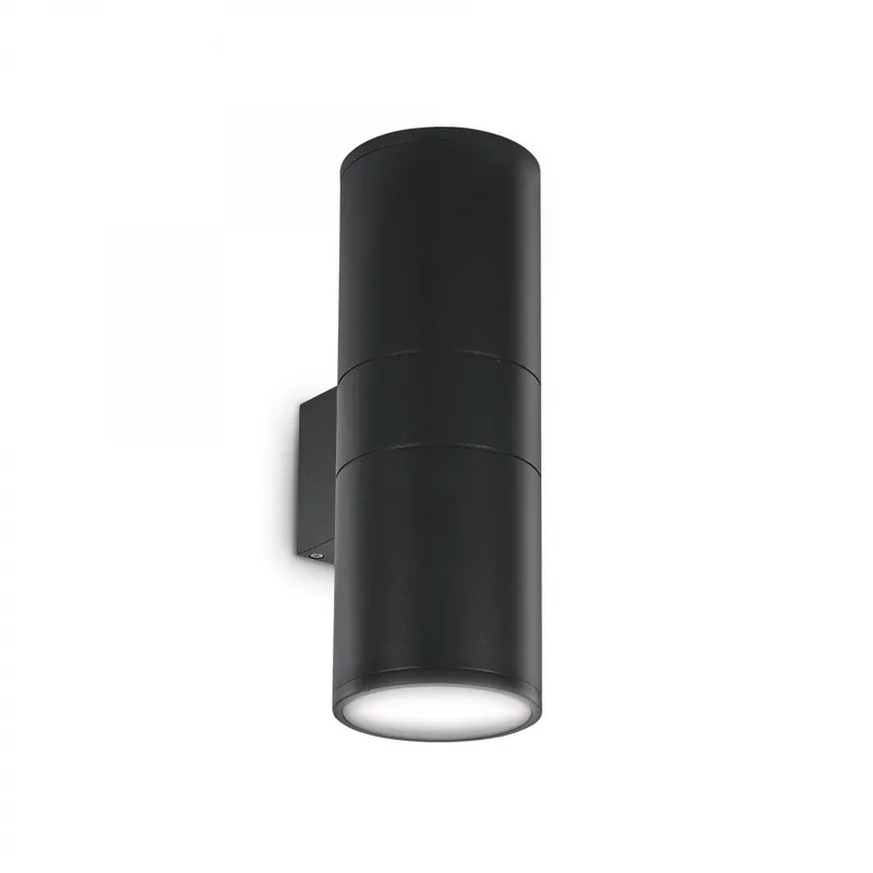 Csak ma Ideal Lux 092317 kültéri fali lámpa Gun 2x60W E27 IP54 - fekete