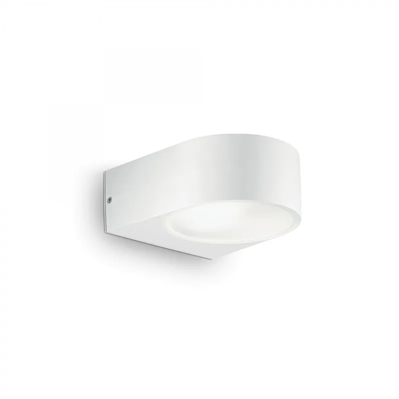 Ideal Lux 018522 kültéri fali lámpa Iko 1x60W E27 IP44 - fehér Népszerű