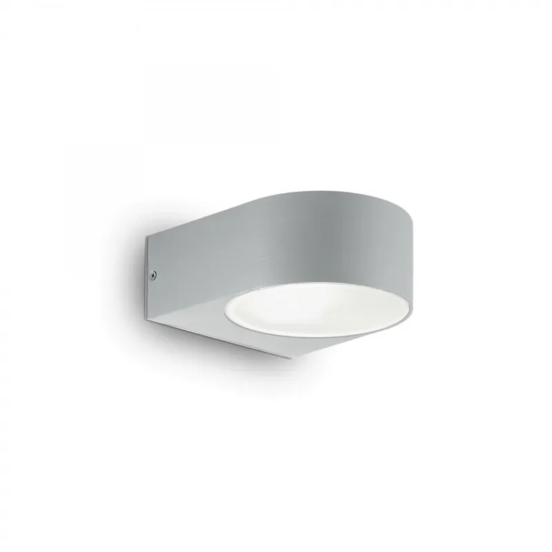 Ne maradj le Ideal Lux 092218 kültéri fali lámpa Iko 1x60W E27 IP44 - szürke