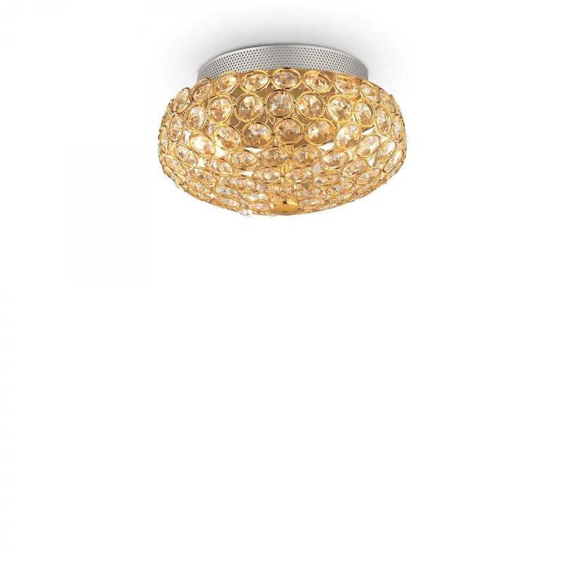 Ideal Lux 075402 mennyezeti függőlámpa King 3x40W G9 - aranyszínű Legnépszerűbb
