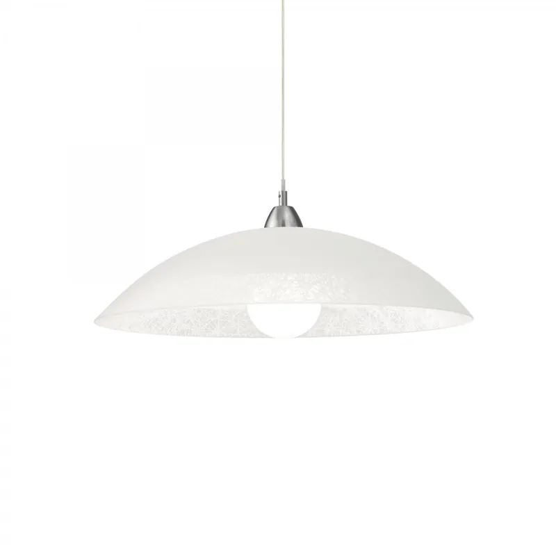 Végkiárusítás Ideal Lux 068169 mennyezeti függőlámpa Lana 1x60W E27 - fehér