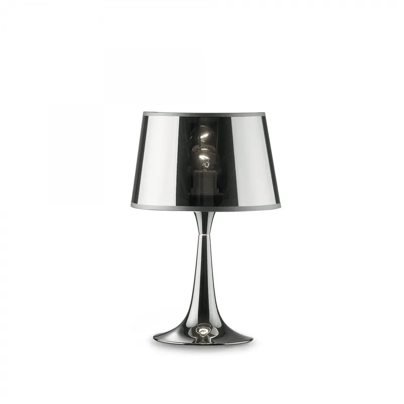 Ideal Lux 032368 asztali lámpa London Small 1x60W E27 - króm Alacsony ár