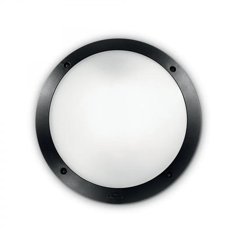 Ideal Lux 096674 kültéri fali lámpa Lucia 1x23W E27 IP66 - fekete Végkiárusítás