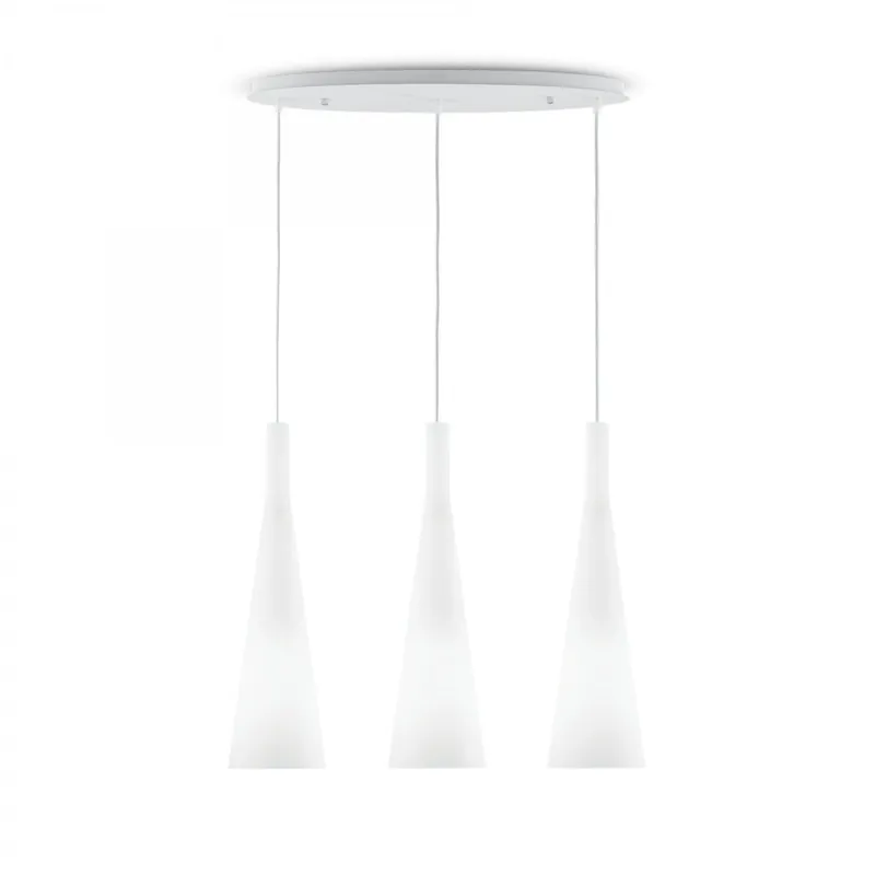 Ideal Lux 030326 mennyezeti függőlámpa Milk 3x60W E27 - fehér Legkelendőbb