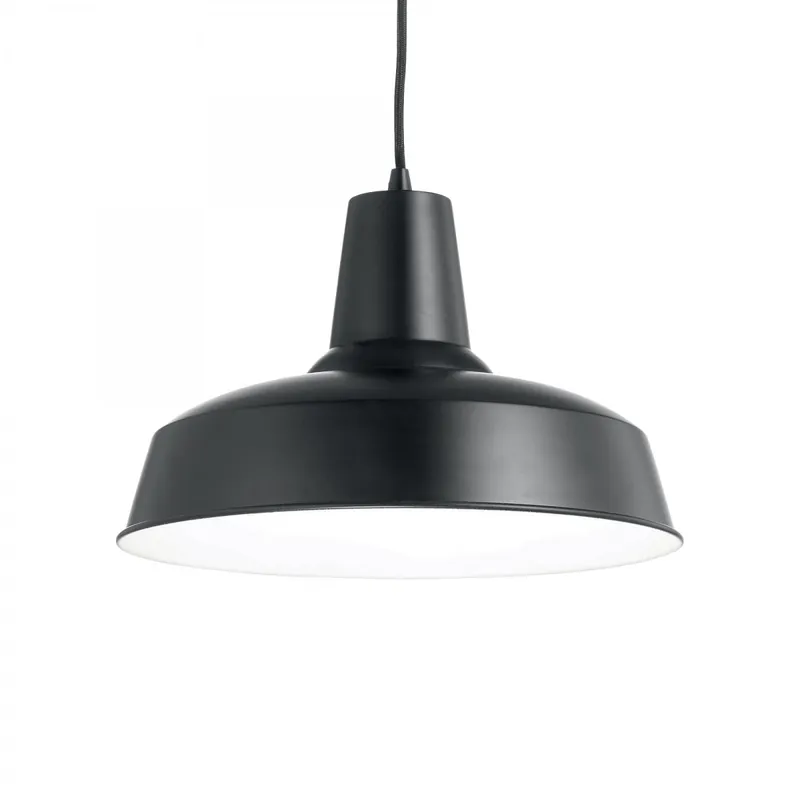 Ideal Lux 093659 mennyezeti függőlámpa Moby Nero 1x60W E27 - fekete Rendeld meg most