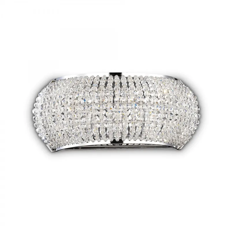 Ajánlat Ideal Lux 082264 fali lámpa Pasha Cromo 3x40W G9 - króm