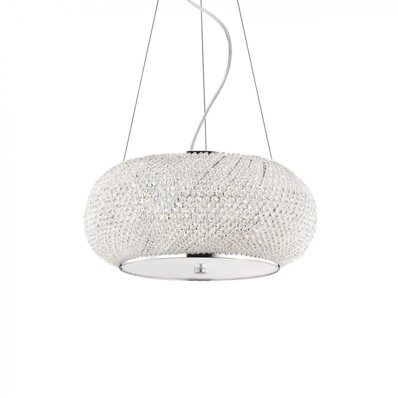 Ideal Lux 082158 mennyezeti függőlámpa Pasha Cromo 6x40W E14 - króm Rendeld meg most