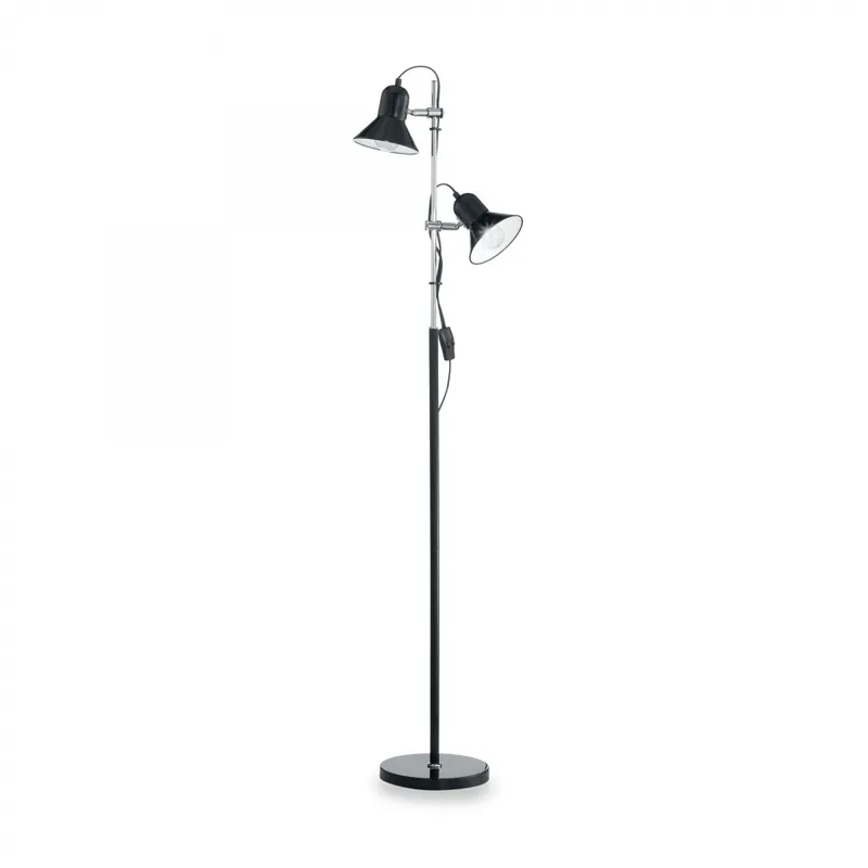 Ajánlat Ideal Lux 061139 állólámpa Polly 2x60W E27 - fekete