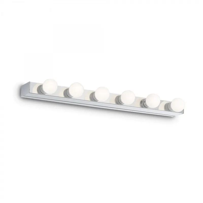 Ideal Lux 045627 fali lámpa Prive 6x40W E14 - króm Ne maradj le