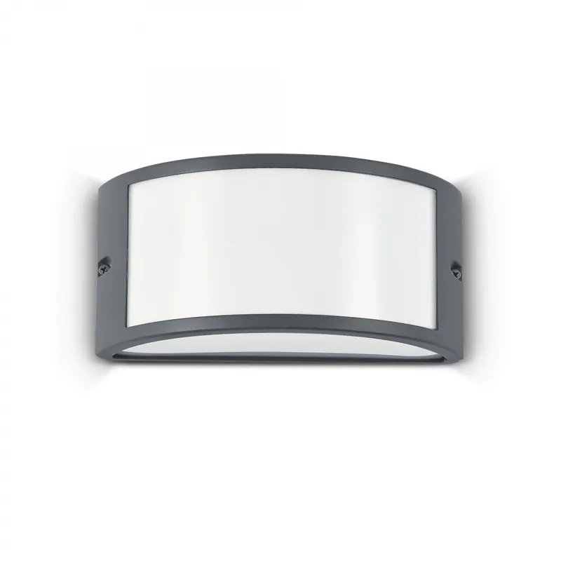 Olcsóbb Ideal Lux 092409 kültéri fali lámpa Rex 1x60W E27 IP44 - antracit